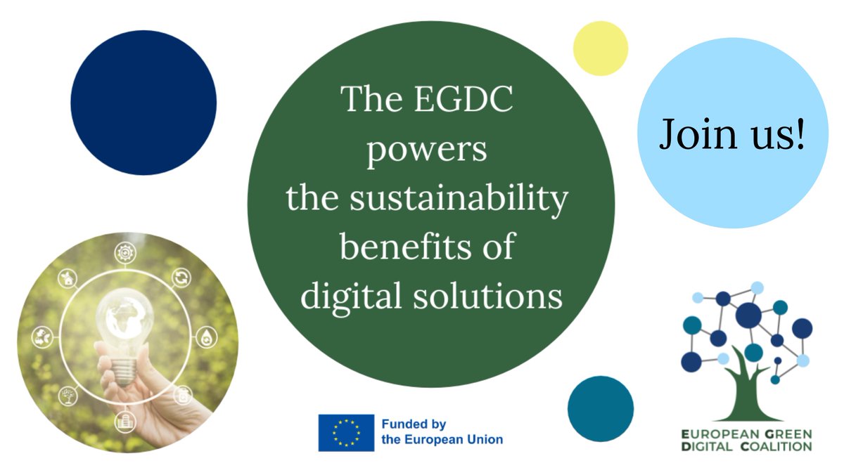 Is your company involved in #DigitalTransformation? Do you want to commit to greening the #ICT sector?
Join 36 Coalition members who aim to maximise #sustainability benefits of #digitalisation.

➡️Become a #GreenDigitalCoalition member: greendigitalcoalition.eu/join/