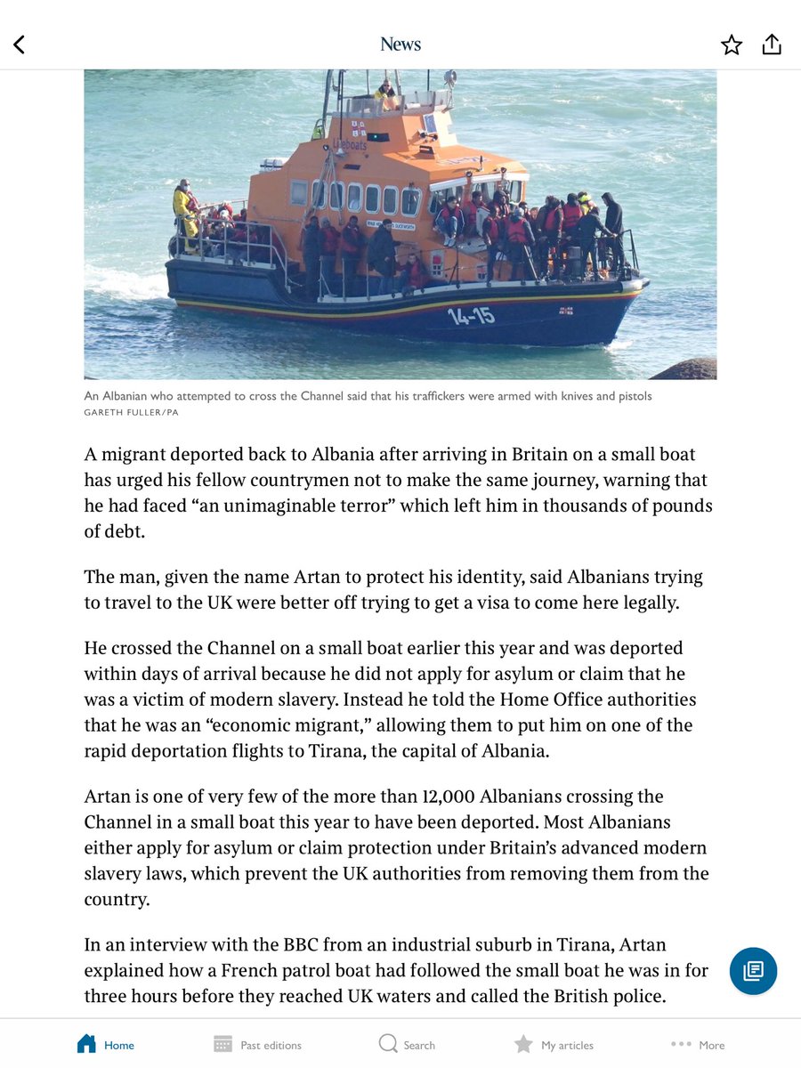 kgrowland's tweet photo. So as an illegal immigrant, you’ll be all right as long as you apply for asylum or claim you are a victim of modern slavery. And the French will escort you to British waters. https://t.co/6XHmxP3CeE