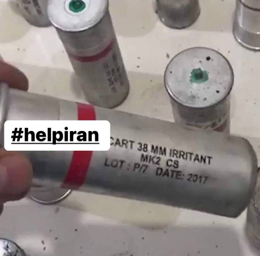 Islamic Republic is using banned chemical weapons against its own citizens. This is the cartridge of a CS gas which was banned in 1993 Chemical Weapons Convention (CWC). This was used in Piranshahr of West Azerbaijan province. #R2PforIran #مهسا_امینی