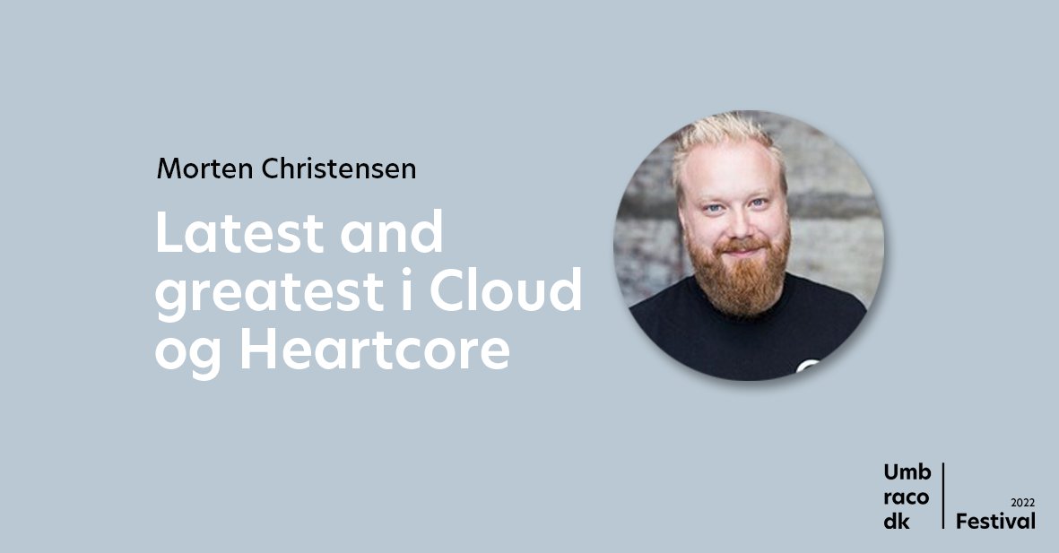 It’s only 4-5 months since Codegarden, but a lot has happened in Umbraco Cloud and Heartcore! <a href="/sitereactor/">Morten Christensen</a> shares the latest and greatest, and the future roadmap for Umbraco Cloud <a href="/umbdkfest/">Umbraco DK Festival</a>

See you soon! 
kraftvaerk.com/da/umbraco-dk-…

#Umbraco #umbdkfest