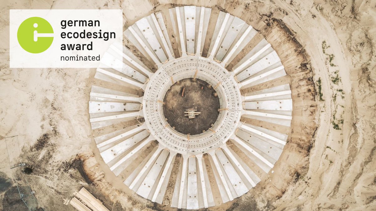 Nominated in the category #product:

The #precast #foundations for #wind #turbines by ANKER Foundations make in-situ concrete foundations obsolete. 
More info: bundespreis-ecodesign.de/de/gewinner/20…

#BPEco #BundespreisEcodesign #GermanEcodesignAward #nominee #chancetowin #congratulations