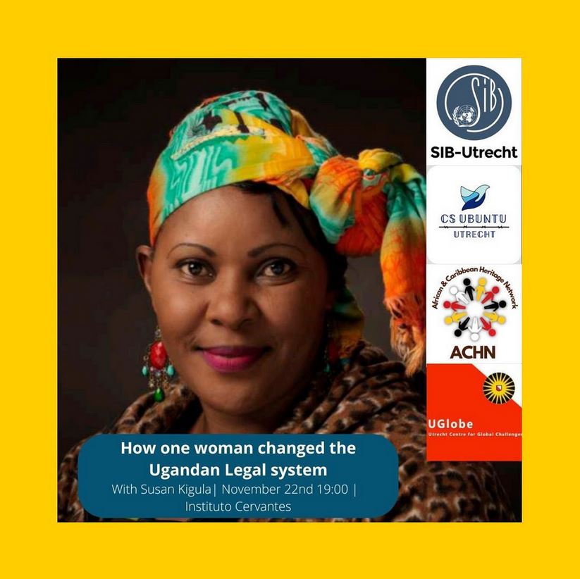 Ugandan human rights activist Susan Kigula who’s fight for justice lead to the curbing of the death penalty in Uganda, will give a lecture tonight entitled 'Woman on Death Row'. Join the event hosted by <a href="/SIButrecht/">SIButrecht</a>,  <a href="/csubuntu/">Ubuntu Utrecht</a> and ACHN: sib-utrecht.nl/en/susan-kigul…