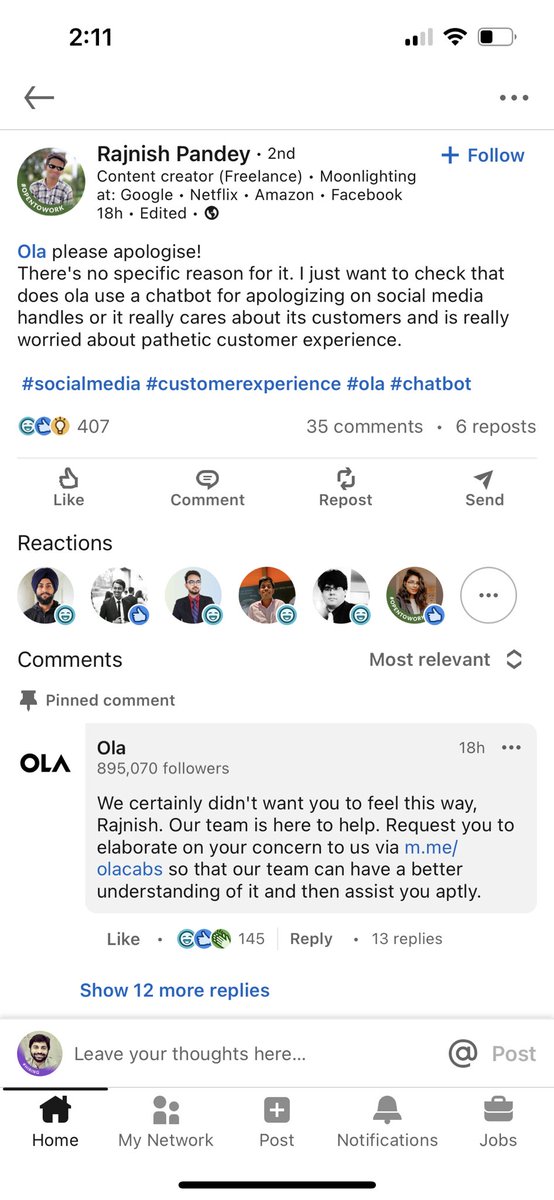 aam_vchaar's tweet photo. Haha! @Olacabs https://t.co/UAbwIrl9Bf