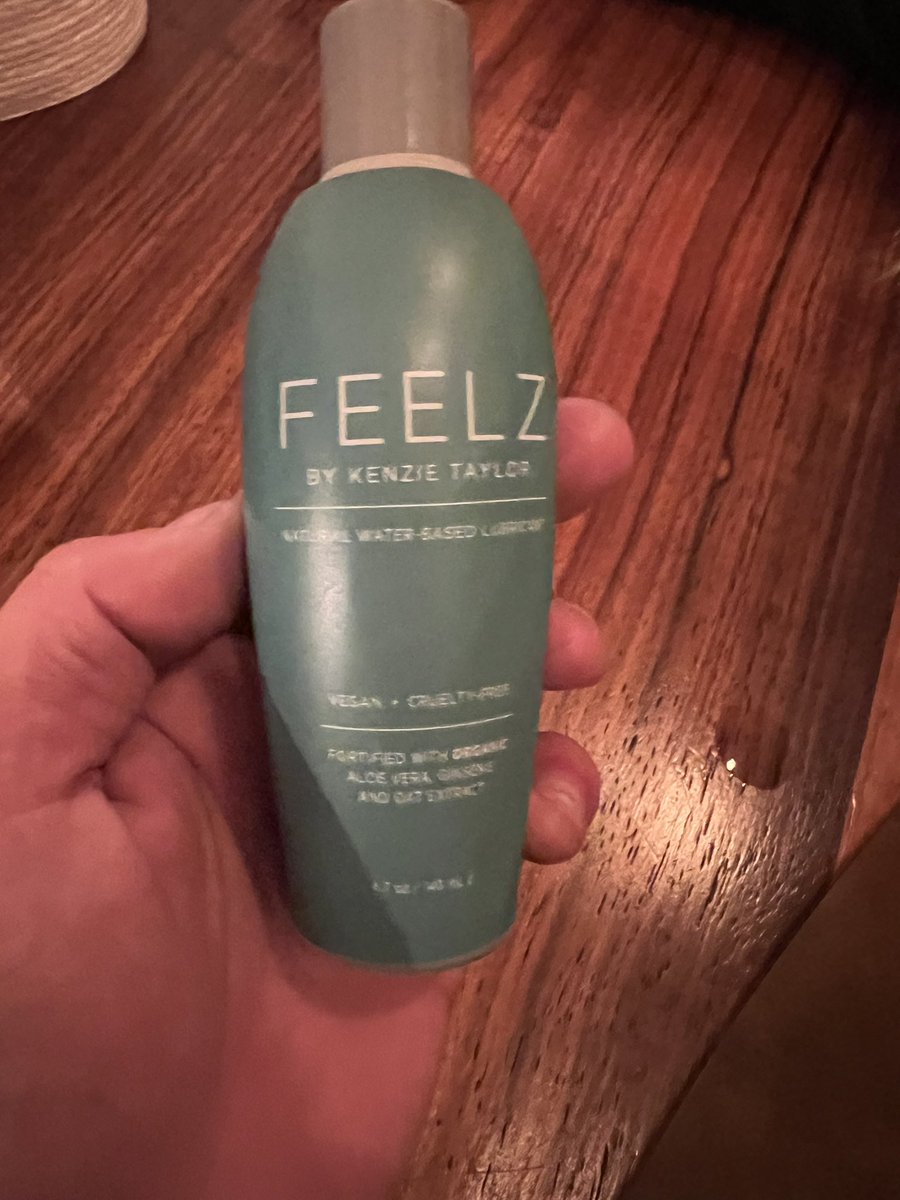 Best lube ever! Thank <a href="/thekenzietaylor/">KENZIE TAYLOR</a> for creating this! Fucking amazing 🤩 check it out @ feelzbykenzie.com