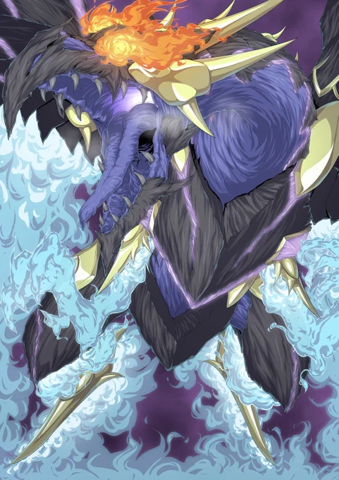 #OCGファンアートキャラの後ろに置く用だけど。 