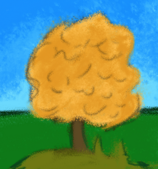 IMcoffeeANDsoda's tweet photo. Looks too bright even for a basic autumn tree? Could use some feedback to be honest.
Thanks.
#sketchbookpro,#sketchbookapp , #gamedev #autumntree #conceptart #quicksketch #2DGraphics #rastergraphics #godot3d, #unity3d, #IndieGameDev #indiegamedeveloper https://t.co/BpcFhd4wXn