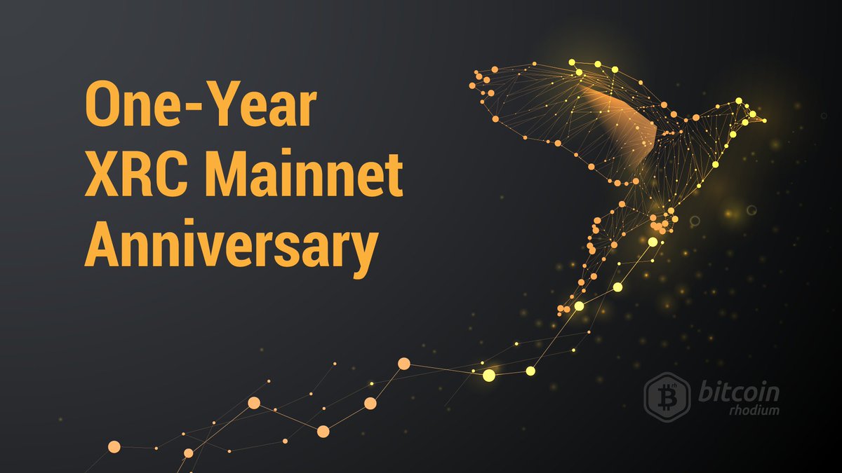 B   L  A  S  T     F  R  O  M     T  H  E     P A S  T !
At the time of this anniversary, 1 $XRC coin was trading at $52.00. #xRhodium is not going away. In fact, there's a very promising future ahead.
#XRC #BTC