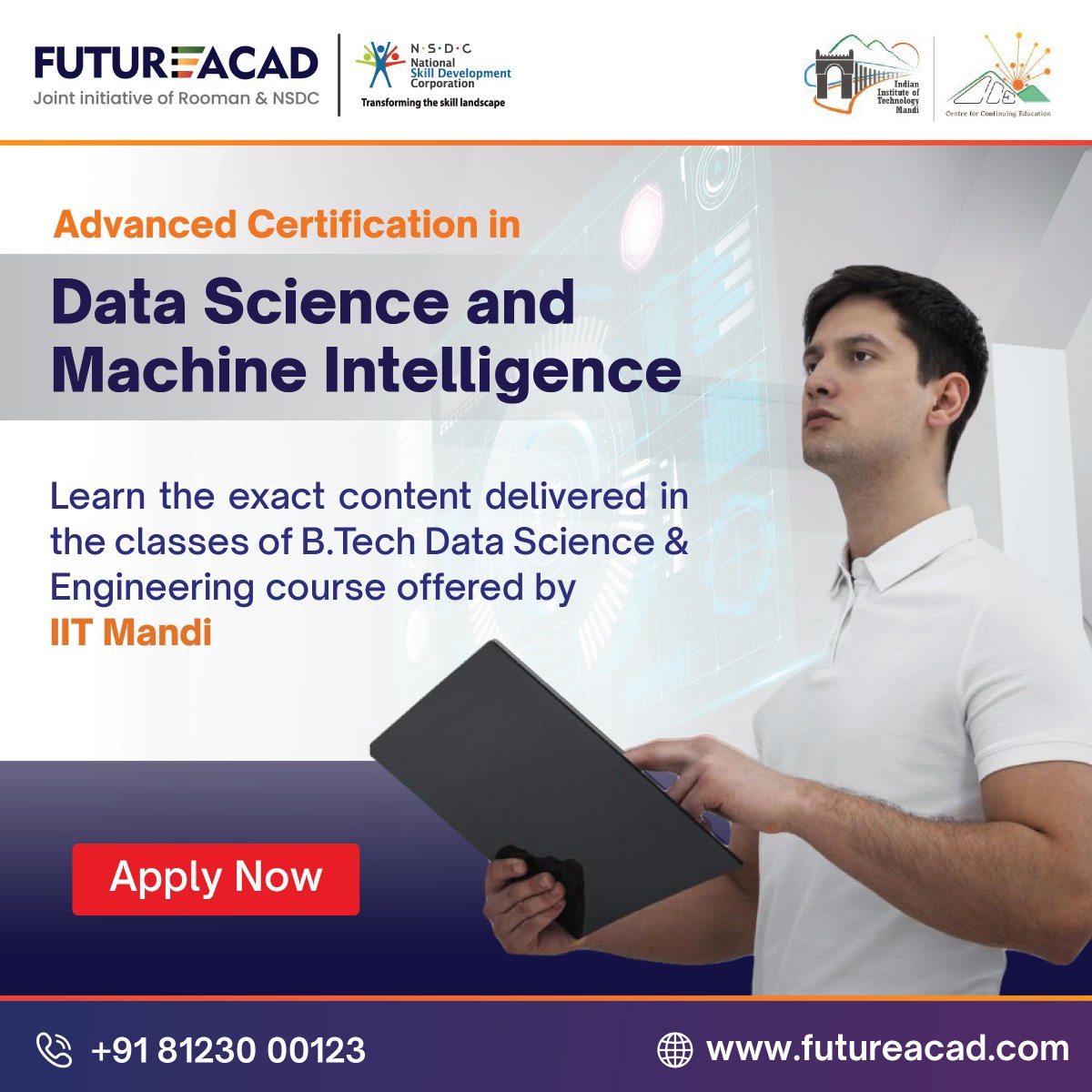 FutureAcad's tweet photo. Learn the exact content delivered in the classes of https://t.co/zDzagD3y0C Data Science &amp; Engineering Courses offered by IIT Mandi. 
.
.
.
Apply Now!
https://t.co/iSHE1GRJbW https://t.co/fq0C2ptpZJ