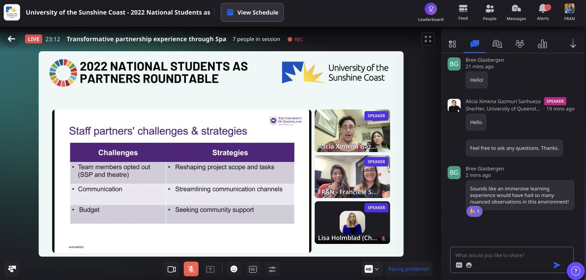 fra_spinelli's tweet photo. Our theme for this year's @usceduau national student as partners roundtable was to how to create sustainable student-staff partnerships through theatre. Another great opportunity to share and learn from the stories of all the amazing partners I've collaborated with.
#SAPRtable22 https://t.co/9uBfmVOOGJ