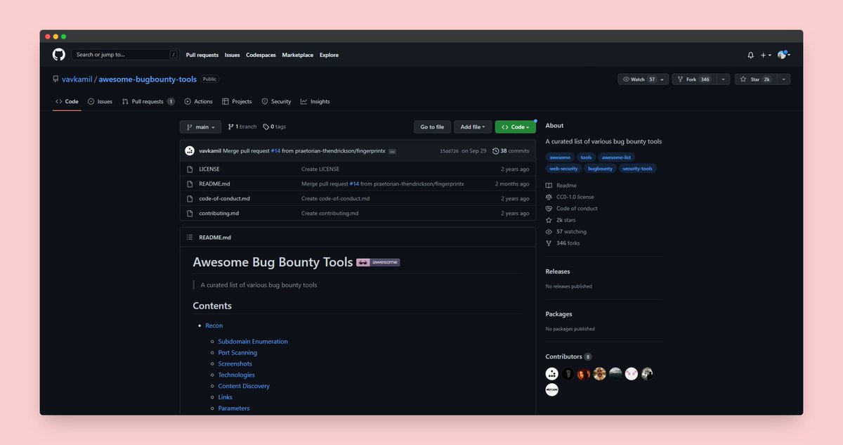 thebinarybot's tweet image. ☃️Awesome Bug Bounty Tools☃️
A curated list of various bug bounty tools for:
➡️ Recon
➡️ Exploitation
and much more...
#bugbounty #pentesting #tools #infosec #cybersecurity