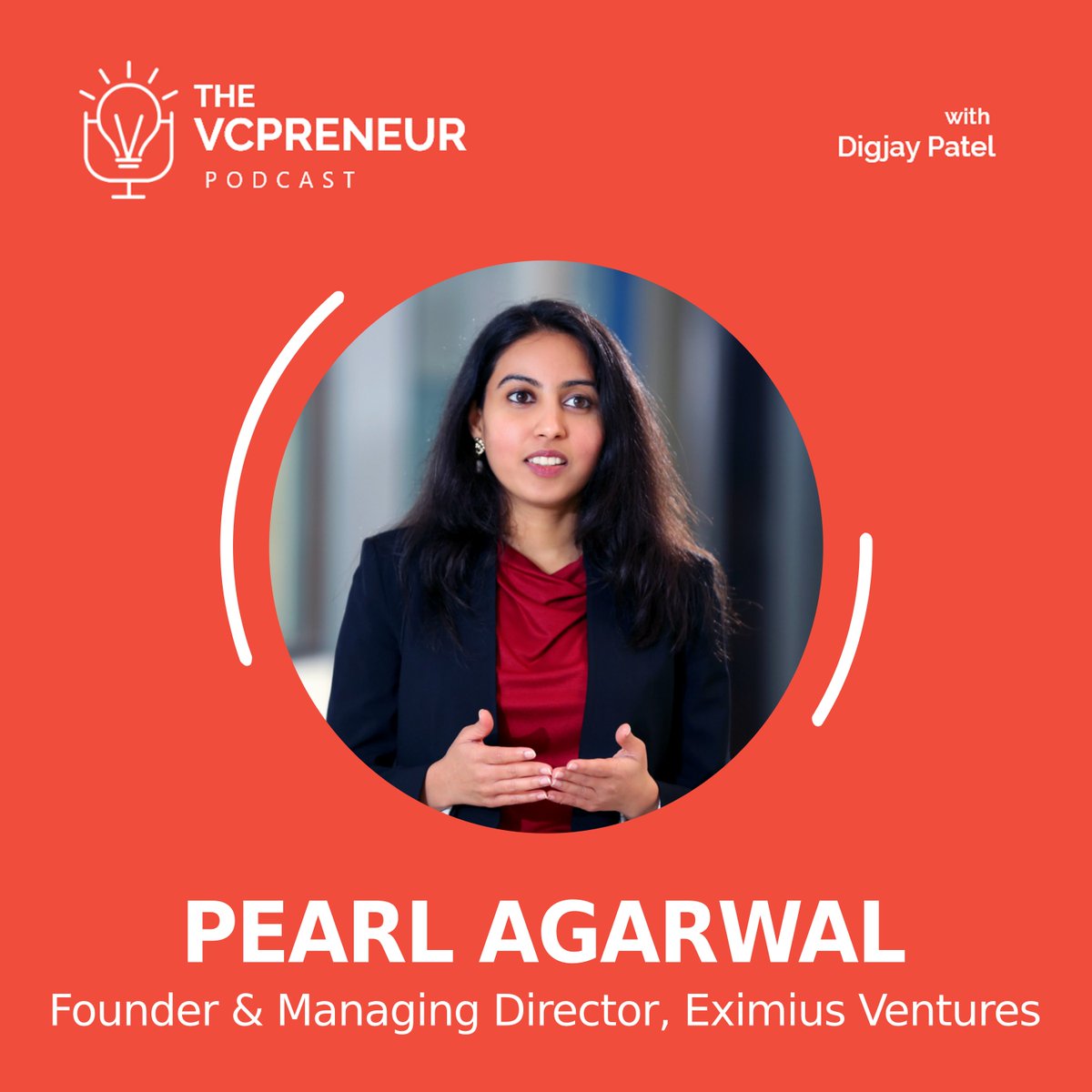 DigjayPatel's tweet photo. Amazing conversation w/ @pearlagarwal7 (Founder &amp; Managing Director, @eximiusvc) on EP62 of @thevcpreneur_ podcast🎙️

Pearl shares her experience as a first-time venture investor &amp; talks about the challenges faced while raising a VC fund in the middle of a pandemic

A quick🧵

1/ https://t.co/LoEvzoqbV7