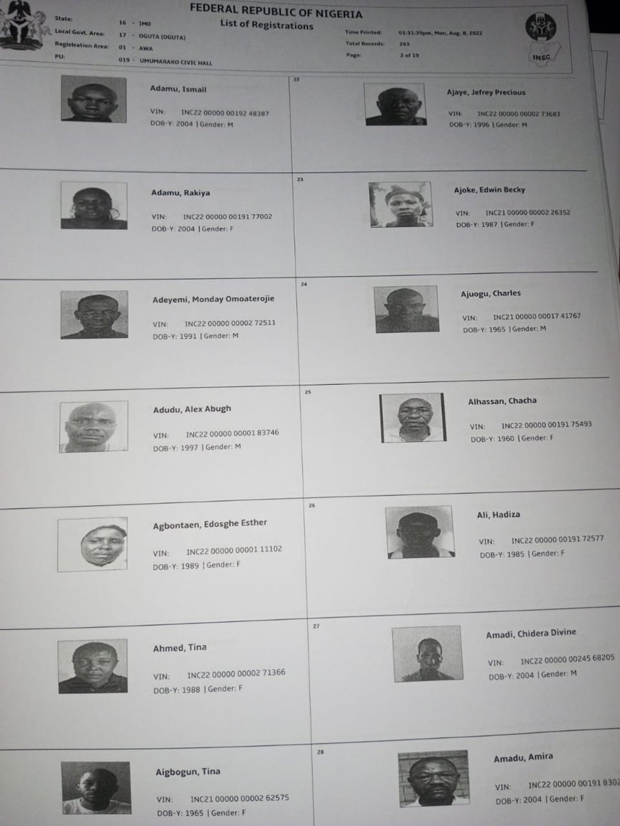 ImoTbn's tweet photo. Oguta LGA scam register! #ineccleanup https://t.co/MM0IJQz6Ei