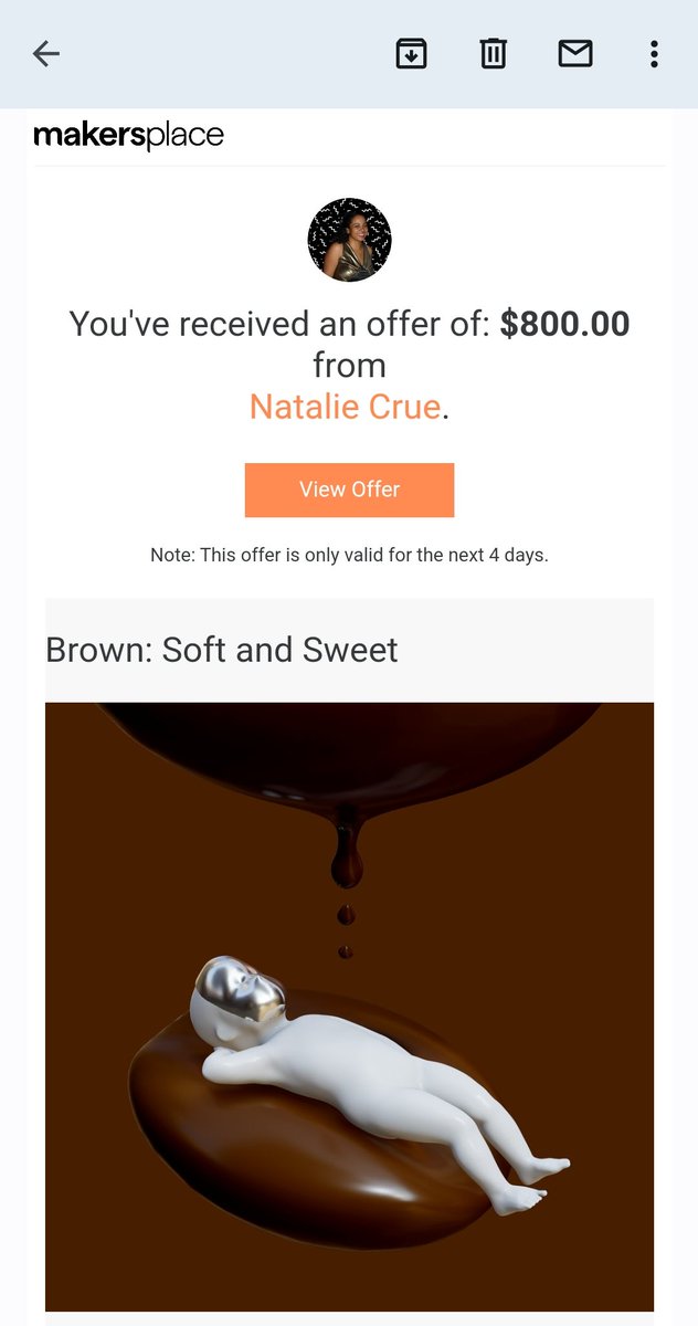 A 24-hour auction is now in effect for my piece in the <a href="/Excedrin/">Excedrin®</a> “Equal Bytes” Accelerator Program!

많은분들의 투표 덕에 800$ 비딩으로 24시간 비딩이 시작되었어요! 남은시간 응원 감사해요!🙏💙

View and bid on <a href="/MakersPlace/">MakersPlace 🔳</a>:
makersplace.com/eh21/brown-sof…

<a href="/KOREANNFT/">KOREAN NFT</a> #NFT #Makersplace