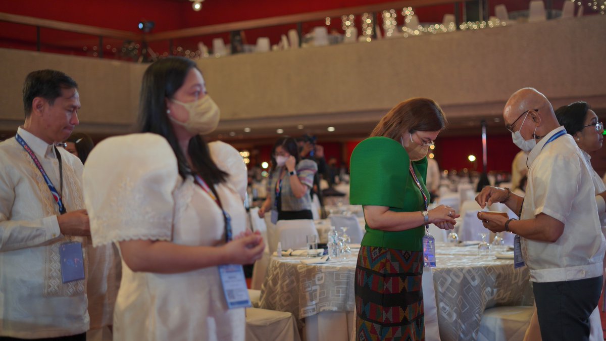 cesbofficial's tweet photo. As a fitting start of the 2022 CESCON, Father Jerry M. Orbos, SVD officiated a Holy Mass at the Reception Hall of the PICC.  Father Orbos also officiated the Thanksgiving and Healing Mass on 29 November 2021 to conclude the 2021 CES Anniversary celebration last year. https://t.co/U9TRF7Ozxn