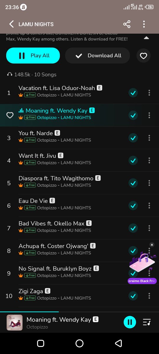 That Playlist you can't stop Listening to #LAMUNIGHTS by <a href="/OCTOPIZZO/">OCTOPIZZO</a> on @BoomplayMusicKE 🔥🔥🔥 Cc @BoombuzzKE FREE on Boomplay! boomplaymusic.com/share/album/55… feat. <a href="/BURUKLYNBOYZKE/">BURUKLYNBOYZOFFICIALACCOUNT</a> @JIVUMUSIK <a href="/OkelloMax254/">Okello Max</a> @wendykay_ <a href="/titowagithomo/">Tito WagithomoWaroho</a> <a href="/CosterOjwang/">Coster Ojwang</a> <a href="/LisaOduor/">Lisa Oduor-Noah</a> #LAMUNIGHTSONBOOMPLAY