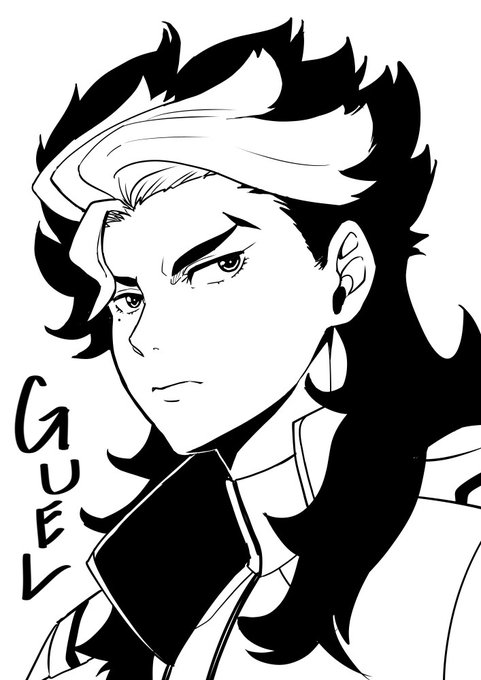 落書き。水星の魔女からグエル君。 