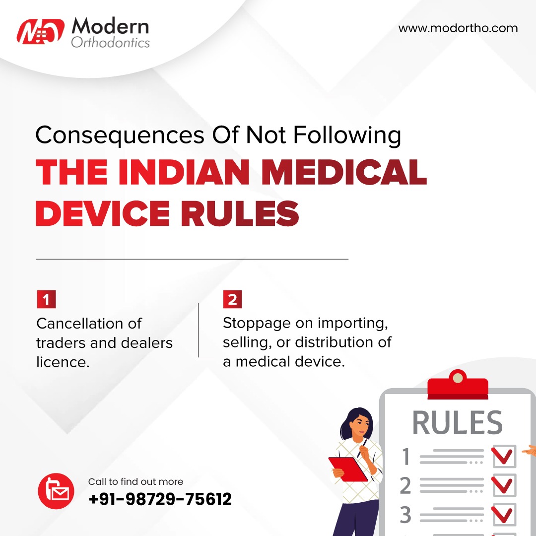 ModOrtho's tweet image. Here's what you MUST know about the #IndianMedicalDeviceRule.
@modern_ortho has got you covered. Contact us for any help regarding #LicensedMedicalDevices.

#modortho #modernorthodontics #orthodontics #indianmedicaldevicerule2022 #CDSCO #imdr