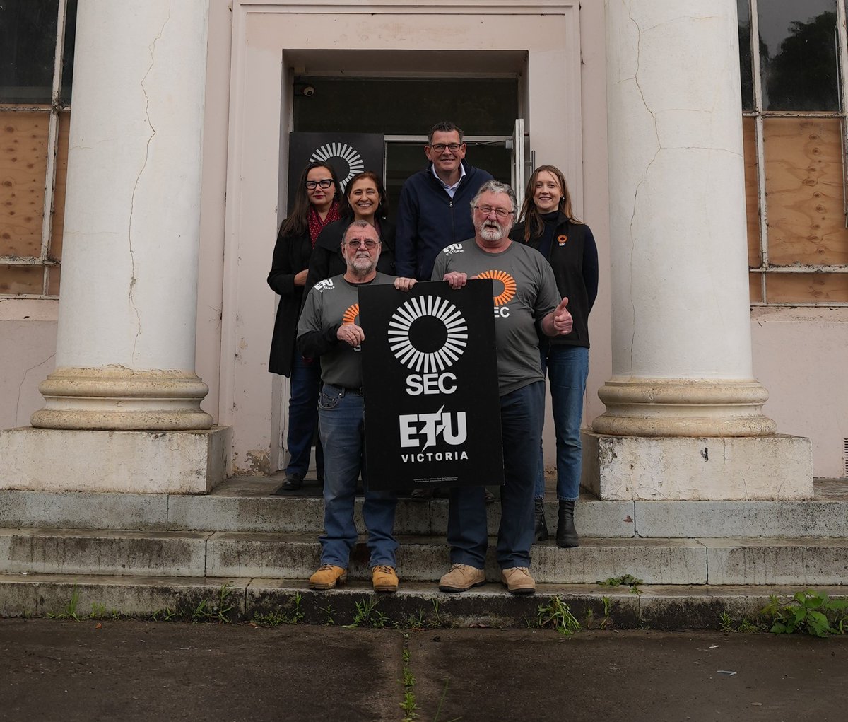 Down in the Valley where <a href="/DanielAndrewsMP/">Dan Andrews</a> announced that a re-elected Labor government would not only re-establish the SEC but also put it in the Victorian Constitution. 

Making it harder for the Libs to flog it off - Bloody Good Thing.