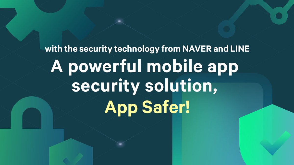 [Product introduction] A mobile app security solution with the security technology from NAVER and LINE, App Safer!

If you'd like to know about App Safer's detailed features, click the link below. 🙌

✔ Blog post: bit.ly/3ViAeXW
✔ App Safer: bit.ly/3AzIdIf