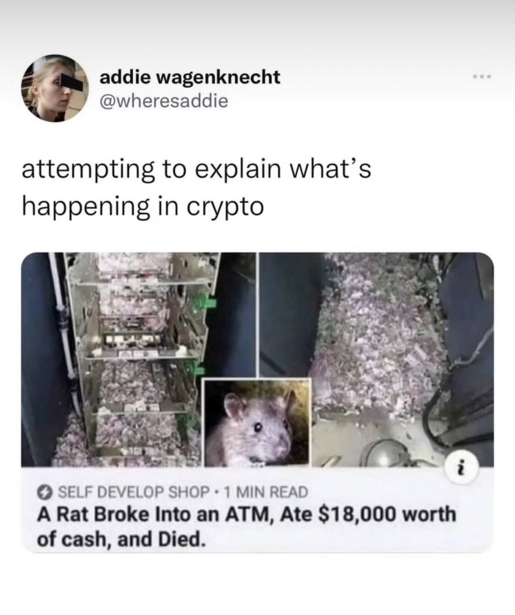 You know we are keeping up there

#cryptomeme #memes #trader #nftcommunity