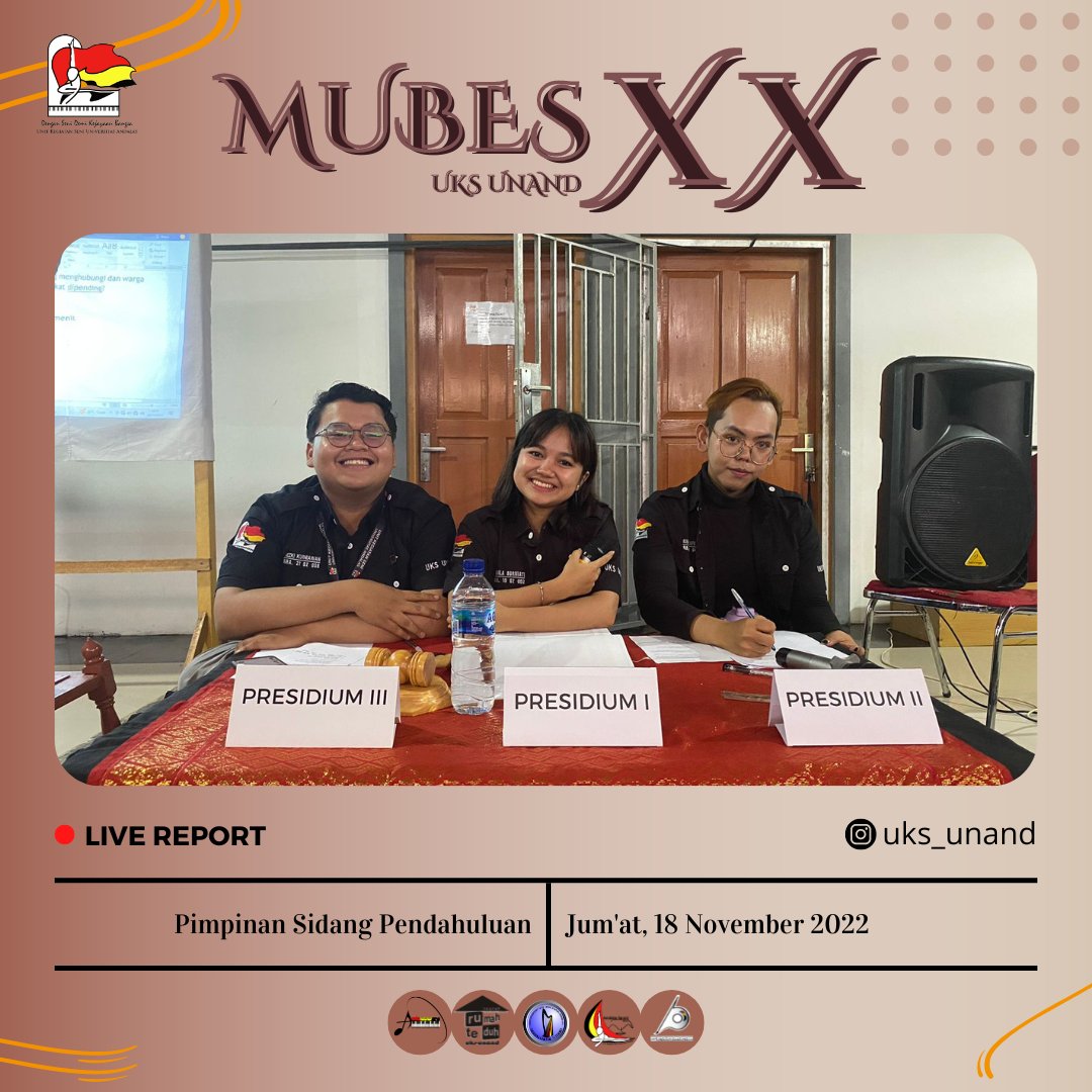 UKS_Unand's tweet photo. [In frame]

Proses Mubes XX UKS Unand 2022
.
"Dengan Seni Demi Kejayaan Bangsa"
.
#UKSUNAND
#ANDALASWARA
#TEATERRUMAHTEDUH
#HARPAMUSICSTUDIO
#ANDALASSERUNIDANCE
#SAROMAN https://t.co/qXAcn6Mjk8