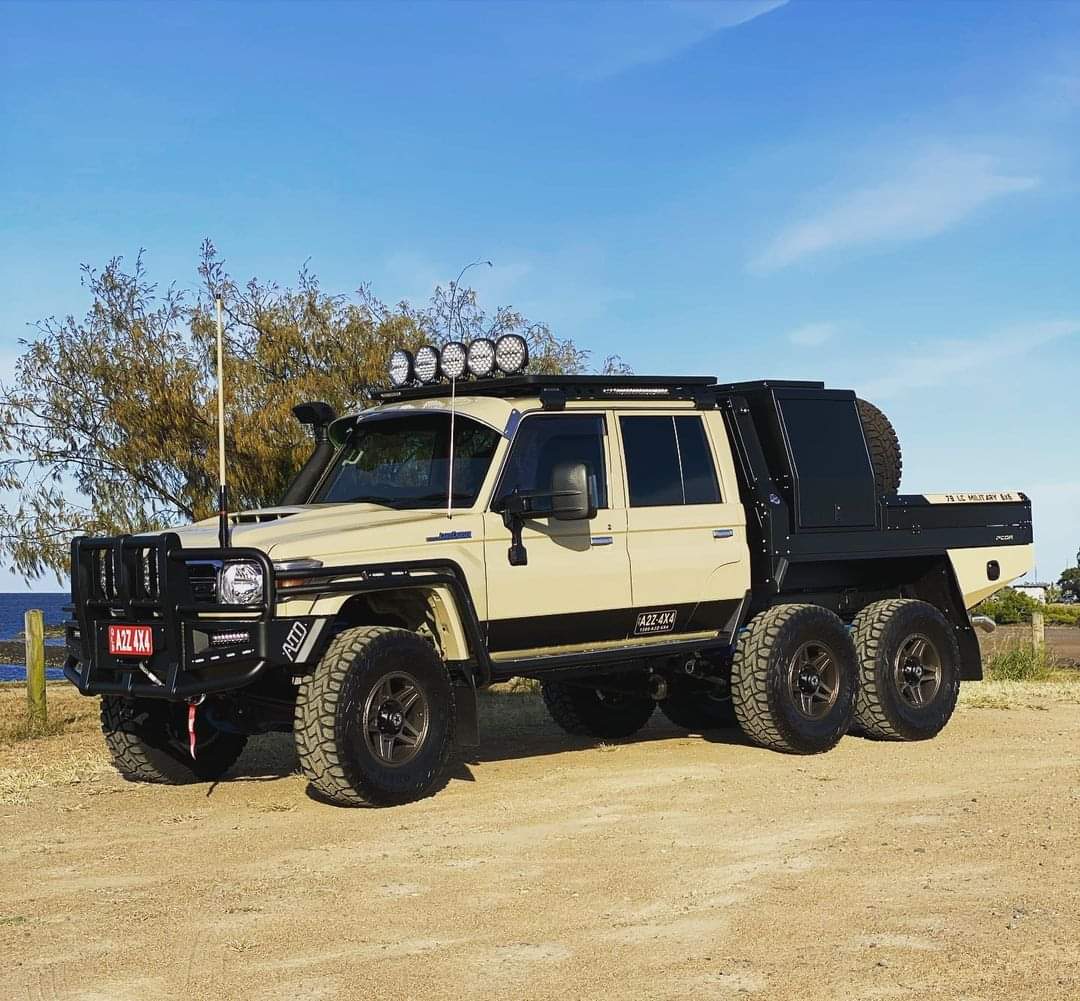 JaMtoka's tweet photo. It's Turbo Tuesday: 6X6 VDJ79 from Patriot Campers, Australia #1VDFTV https://t.co/86i7JtdevS
