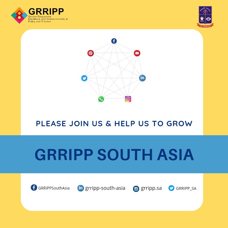 DisastersRadix's tweet photo. 📢📢 Please join our #SocialMedia handles and help us to grow more.

#Facebook: 
https://t.co/FcJM3iUgSL
#Instagram: https://t.co/VyHQCqNtBF 
#Twitter:  https://t.co/uHiorkb3Q9 
#Linkedin: https://t.co/30bg9le7PI

#GRRIPP_SA #GenderResponsiveResilience @grripp
@GRRIPP_Africa https://t.co/7cmlWCMP7r