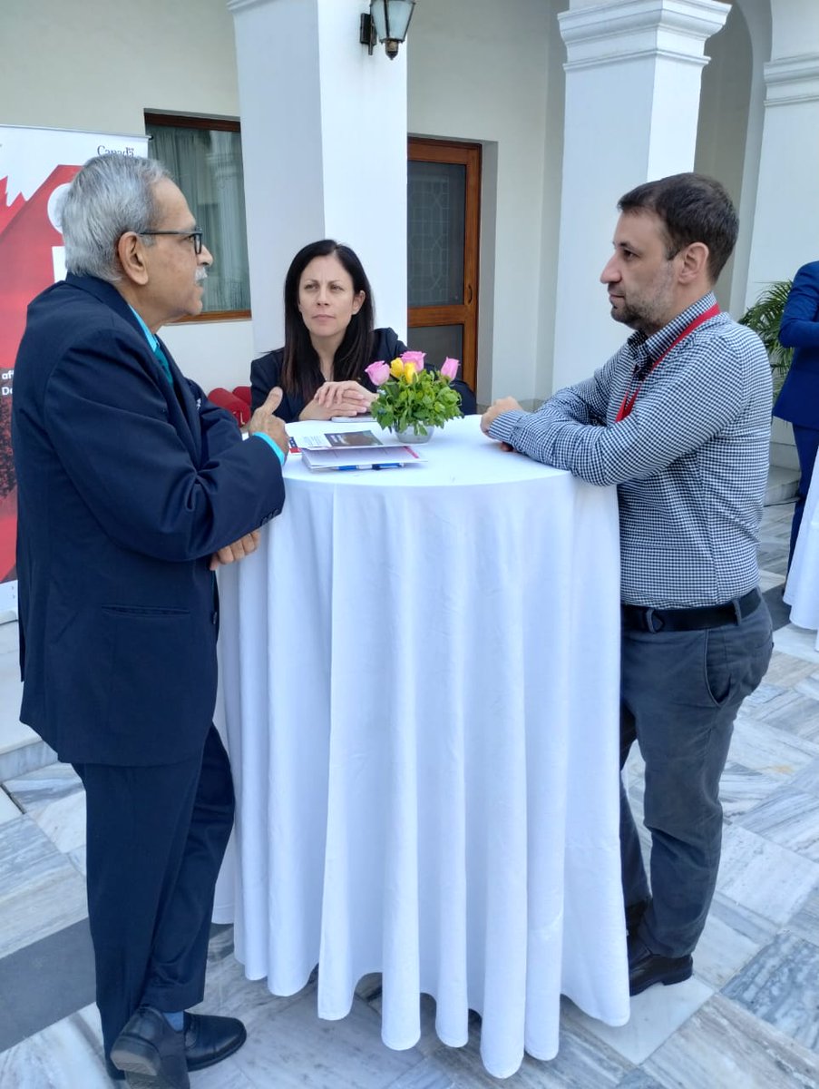 Quebec_India's tweet photo. Companies such as Biothermica, DBO International &amp; @SoucyGroup from Québec that are part of Canadian #Urbaninfrastructure &amp; #Wastewater trade delegation interacted yesterday with senior representatives of #NMCG #mahindralifespaces #jkfenner.

#fedprovpartnership #BilateralTrade https://t.co/mOgHq3psw6