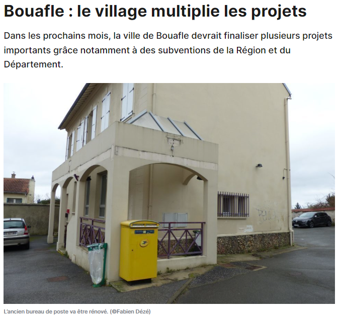 PlanetEnergyC's tweet photo. Retour en images sur les chantiers de l'année :
Bouafle 
=> Réhabilitation de la Poste en commerce
#PlanetEnergyConcept https://t.co/pAMagdHKYl