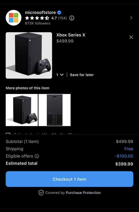 Microsoft Drops Xbox Series X Price To $399 For Christmas 2023