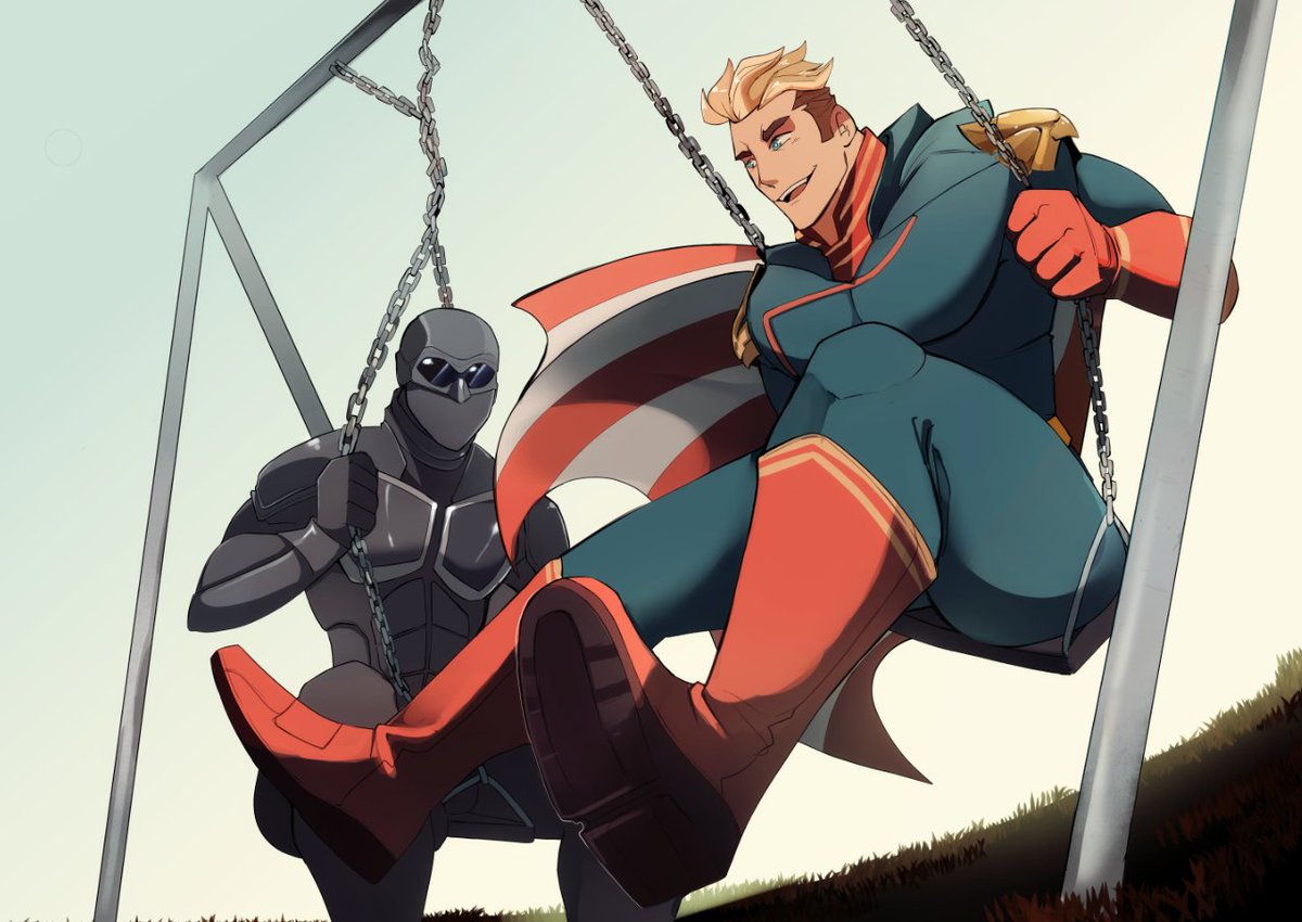 If you can go a day without committing a felony, Noir will take u to the park...well did [ #TheBoys ] [ #homelander ] [ #blacknoir ]