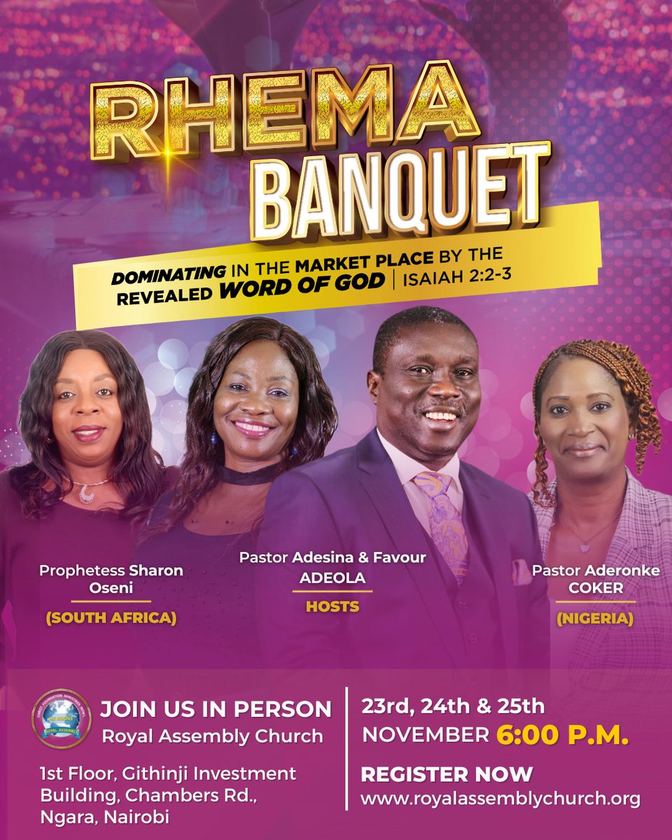 Buildingliveske's tweet photo. God gives practical ideas - if He has given you an idea, he has made provisions for it. Please come to the Rhema banquet and learn kingdom principles for business financing. #rhemabanquet #royalassembly #royalassemblychurch #kingdombusiness https://t.co/Xk9YSAfyQN