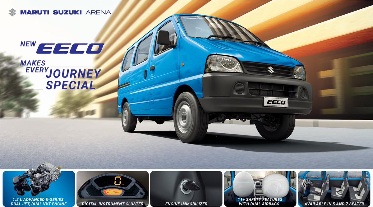 MotorOctane's tweet photo. New Maruti Eeco launched at a starting price of Rs 5.10 lakhs (ex-showroom)
Fair update?
#Maruti #Eeco #Maruti #newcar #engine #Eecoupdate @Maruti_Corp https://t.co/waz1r9cHWs