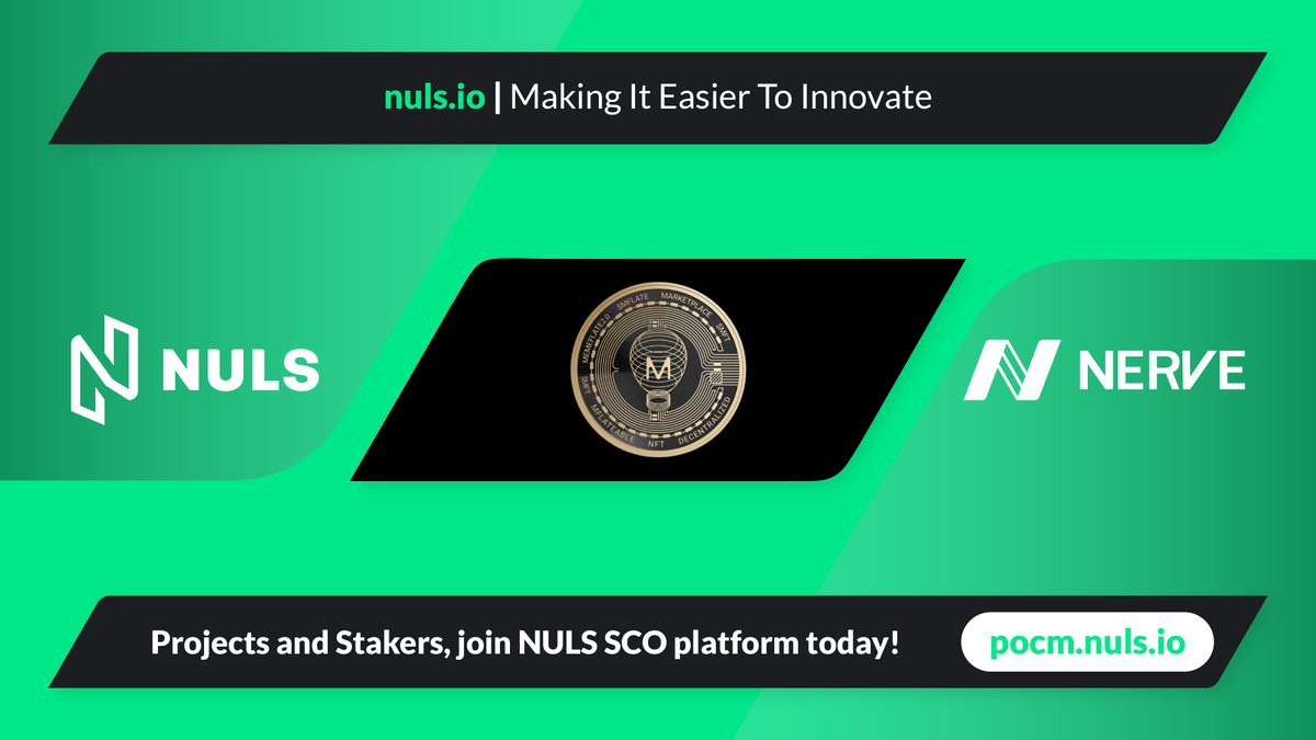 We're pleased to share that @memeflate is now activated on pocm.nuls.io👏 🔹POCM Supply - 5,000,000,000 NMFT 🔹Minimum staking - 100 NULS 🔹Daily reward for 100 NULS - 182,964 NMFT Join to stake ⤵️ pocm.nuls.io/pocm/Projects/… #NULS #POCM #DeFi
