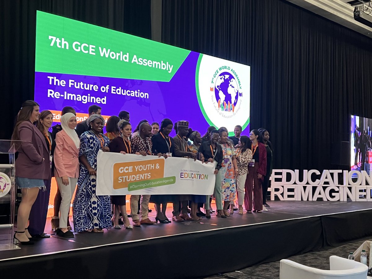7th ⁦@globaleducation⁩ world assembly kicks off. Youth constituency driving education work worry about barriers ,underfunding & expensive digital platforms keeping them in margins #EducationReimagined ⁦@GPforEducation⁩ ⁦@yonanestel⁩ ⁦@AminaJMohammed⁩