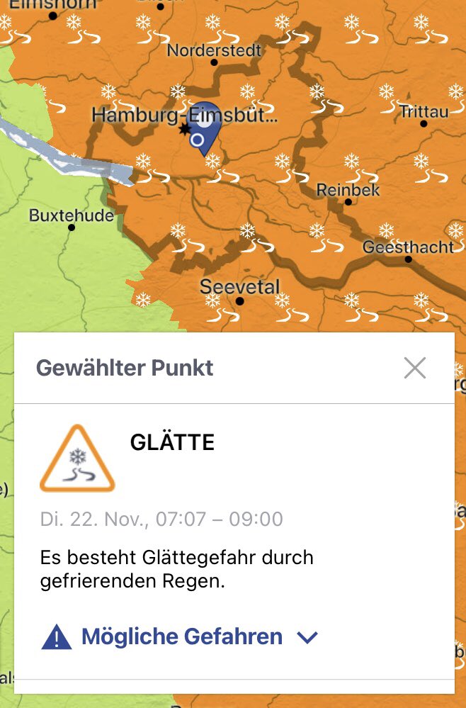 Moin. ⚠️ Es ist glatt heute❗️
Vorsichtig fahren und gehen, die Kolleg:innen der <a href="/SRHnews/">Stadtreinigung HH</a> sind schon im #EinsatzfuerHamburg
Bei einem Notfall/Unfall sind wir für Euch unter 📞 112 zu erreichen.
