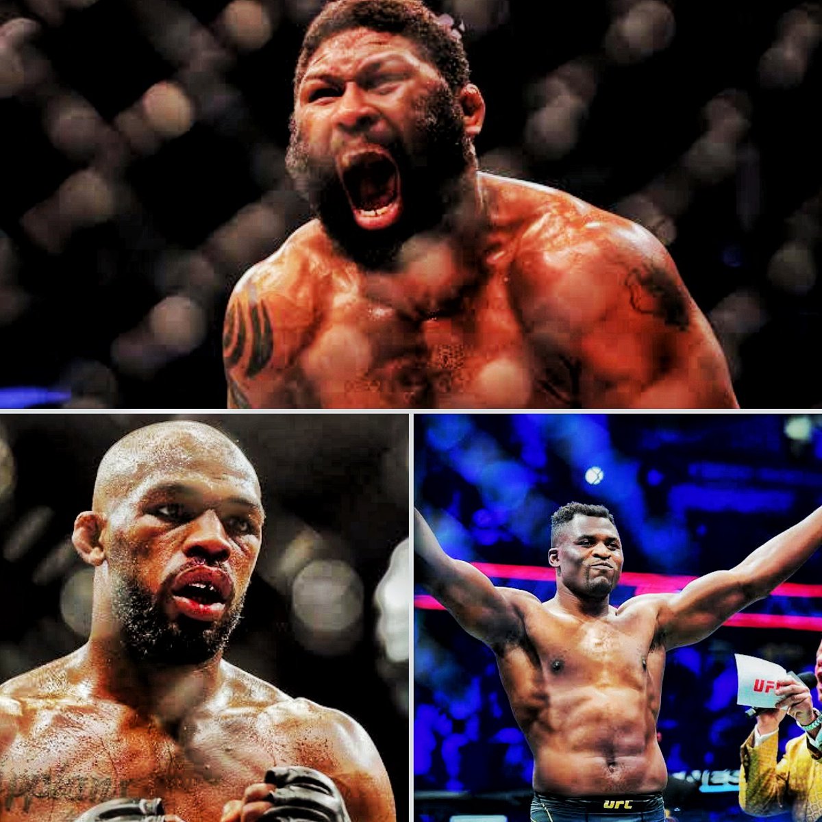 WorldHelios's tweet photo. Jon Jones vs. Francis Ngannou is reportedly being targeted for UFC 285. 

If Ngannou isn't fit and healthy by then, the UFC will book Jones against Curtis Blaydes.

Thoughts on these matchups? 👇

#ufc #mma #jonjones #francisngannou https://t.co/eYfx6EXlWC