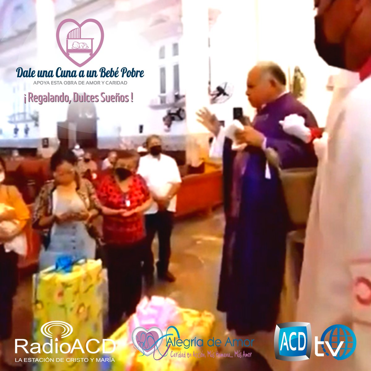 AlegriaDeAmor_'s tweet photo. Entrega de #Cunas, #KitDeBebé y #BañeraDeBebé a #Mamis y a sus #bebitos de los municipios de #Cárdenas y #Huimanguillo, #Tabasco, se llevó acabo la entrega de los regalos en la Parroquia #SanAntonioDePadua en Cárdenas, con la #SantaMisa y la bendición del #PadrLeopoldoHernández https://t.co/2H9S6MwWn4