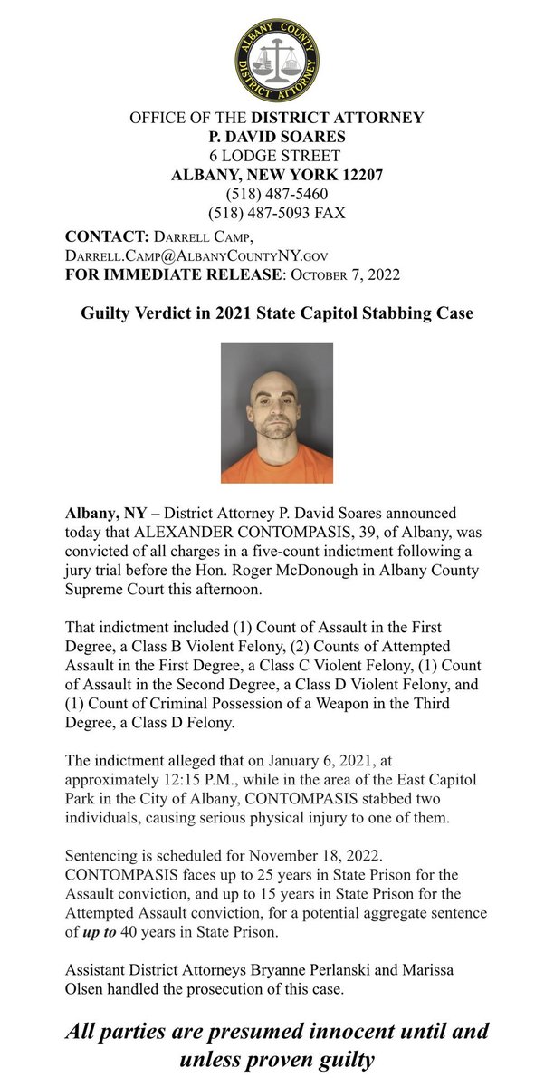 Read more about the article Now-convicted violent felon, Alexander Stokes Contompasis, was a New York #Antif