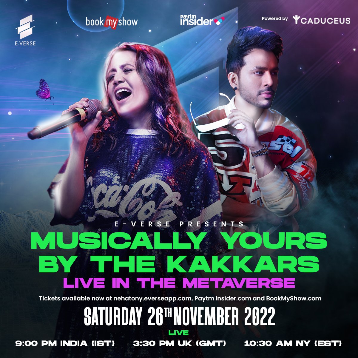 "Musically Yours by the Kakkars" 50,000 CMP AIR DROP !!💥

Click to play: giv.gg/qDHIEi 

#EVERSEAPP #Caduceus #caduceus_cmp #musicallyyoursbythekakkarsliveinthemetaverse #METAVERSECONCERT #nehatonykakkar #Giveaway