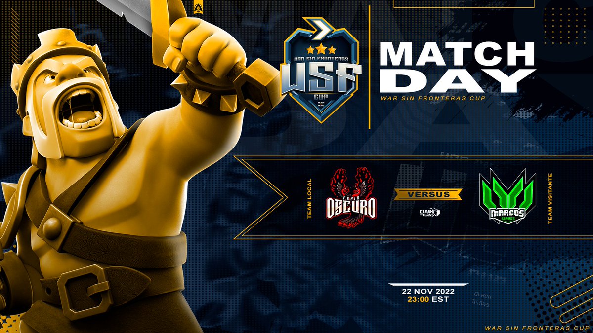 W.S.F.โข CUP (@wsf_sport) on Twitter photo ๐ War Sin Fronteras Cup
โ
Clasificatorio- Bracket 4 - Ronda 16
<a href="/FenixOscuroOfi2/">Fenix Oscuro Oficial</a> ๐ <a href="/EsportsMarcos/">Marcos Esports</a>
๐22 Nov 2022. โฐ11PM EST ๐ War Sin Fronteras Cup
โ
Clasificatorio- Bracket 4 - Ronda 16
<a href="/FenixOscuroOfi2/">Fenix Oscuro Oficial</a> ๐ <a href="/EsportsMarcos/">Marcos Esports</a>
๐22 Nov 2022. โฐ11PM EST