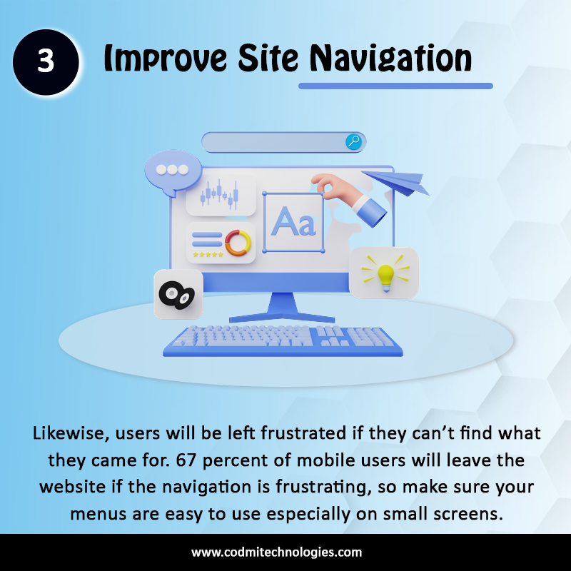 Codmitech's tweet photo. #uxdesign Best Practices for a Great Website
What use is a beautiful website if the user experience (UX) is sluggish, impractical, or cumbersome?
Explores six UX best practices to help take your website from a mess to the best.
#ux #webdesign #webdevelopment #uxpractices https://t.co/nwOikAMucO