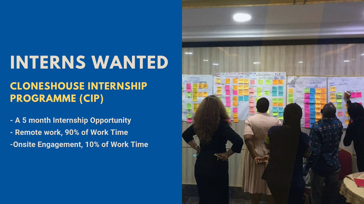 💡2023 Cloneshouse #Internship Program
Host🏫: Cloneshouse LLC
Category👩‍🎓: Internships | Training
Eligible Region🌍: Africa
Reward 📜: Unpaid Internship | Certificate
Deadline ⏳: Monday, December 5, 2022

APPLY LINK: bit.ly/cloneshouseint…