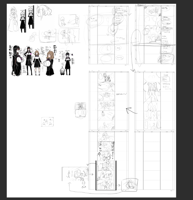 🔞プロットのやつをやっている......🔞 