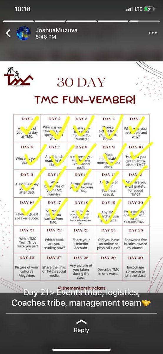 Mentorshipclass's tweet photo. Day 21/30 - What TMC team/tribe were you a part of ? @Mentorshipclass
#TheMentorshipClass
#TMCFunvember https://t.co/zDqkZeuWx7