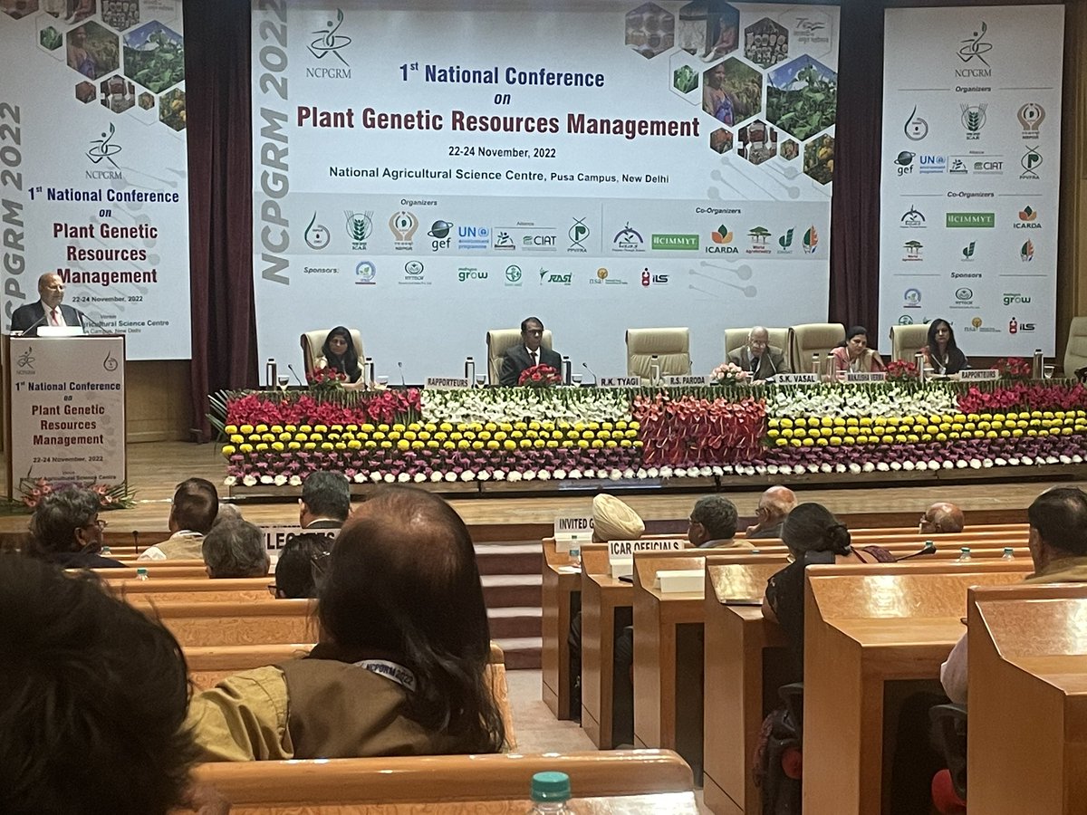 Dr RS Paroda, President, ISPGR  delivered plenary lecture on managing our Agro biodiversity in #NCPGRM2022. The message was well received by researchers and leaders working for #PGR management. <a href="/ParodaDr/">Dr Rajendra Singh Paroda</a> <a href="/rishityag/">Rishi Tyagi</a> <a href="/Padma_PGR/">Padma Gore</a> <a href="/iammonika_singh/">Monika Singh</a> <a href="/ManjushaVerma3/">Manjusha Verma</a>