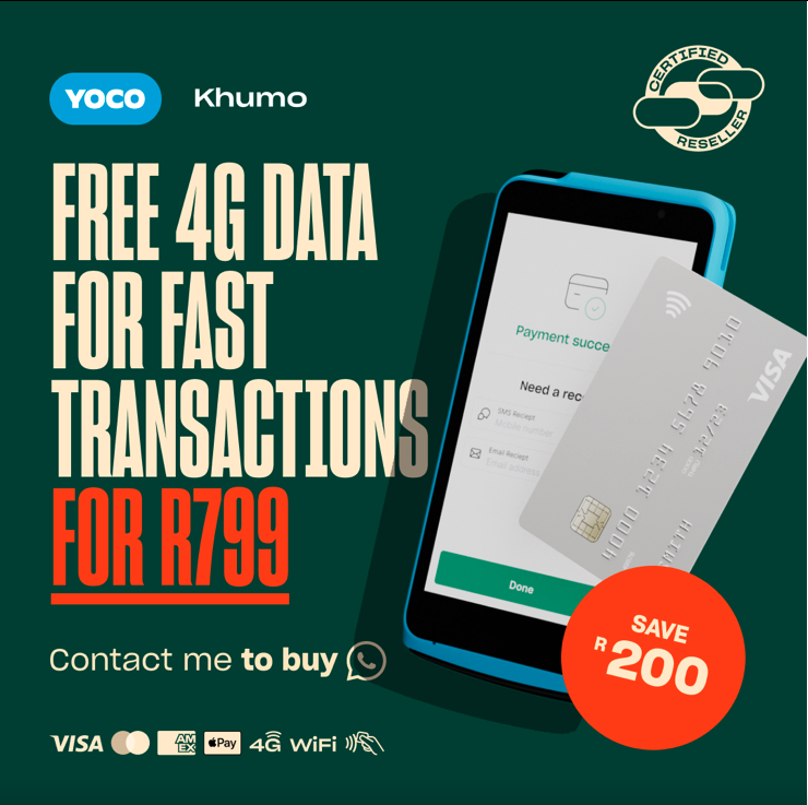 Nonhla_Shembe's tweet photo. Black Friday Specials Now On!
Save R200 on all Yoco Card Machines!

Get further 15% Off when you buy from your fav Reseller!
Contact me to buy:
DM or WhatsApp 064 809 6178
#BlackFriday https://t.co/i8KtyDBqsK