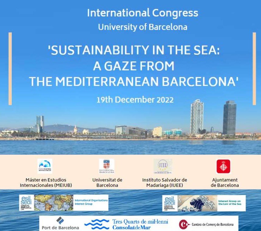 EUEL_UB's tweet photo. The Congress "Sustainability in the sea. A gaze from the Mediterranean Barcelona" will take place on December 19th, 2022.
For more information: https://t.co/sB0RhkUZXB https://t.co/2OwDdEebcm
