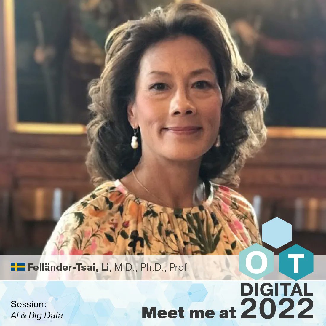 DocPfoe's tweet photo. Meet M.D. Ph. D. Prof. Li Fell��nder-Tsai at the OT Digital 2022 in Berlin on the 02./03. December.
Join her for her session on "AI & Big Data".
GET YOUR TICKETS AT: https://t.co/aPJCkSUUWM
#otdigital #healthcare #berlin #2022 #digitalhealth #healthcare #innovation https://t.co/bZcTCzzfIP