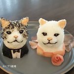 見ていてほっこりしちゃう!猫の夫婦をモチーフにした、可愛すぎるおにぎり!